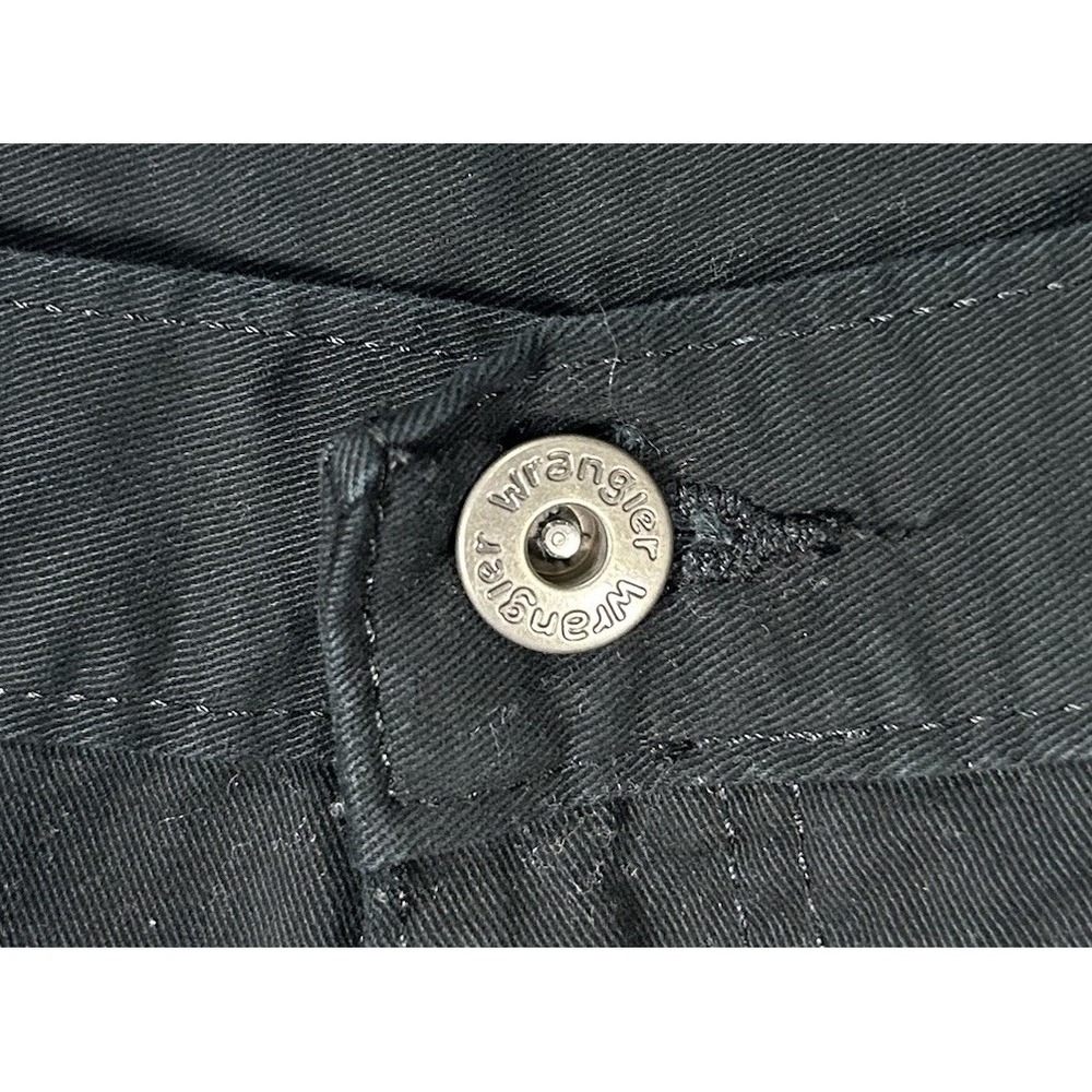 Wrangler Mens Cargo Pants Black Size 40x32 Straight 100% Cotton - Picture 6 of 10